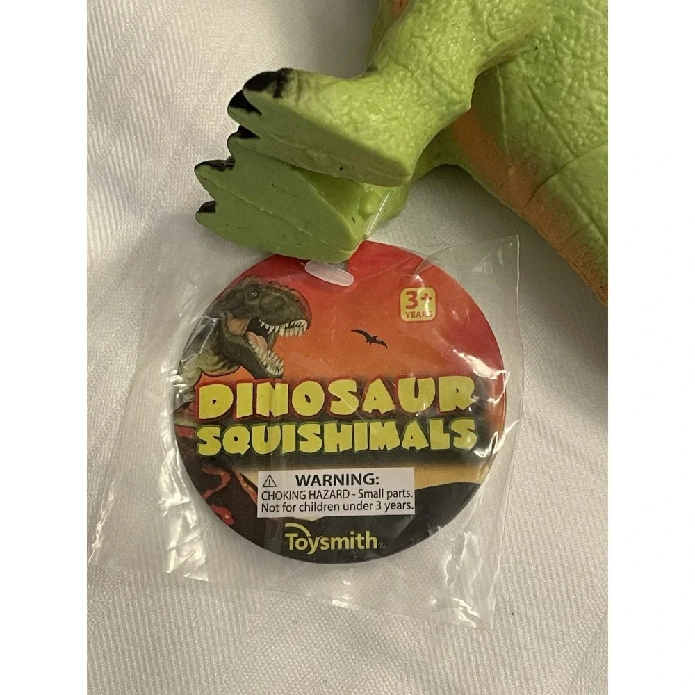 NEW ToySmith Disney‎ Parks Animal Kingdom Dinoland T-Rex DINOSAUR Squishimals